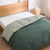 BEDSURE Față de pernă din bumbac 80x80 cm, Verde salvie, 1 buc, Parte din set de lenjerie de pat, Material din bumbac moale 1