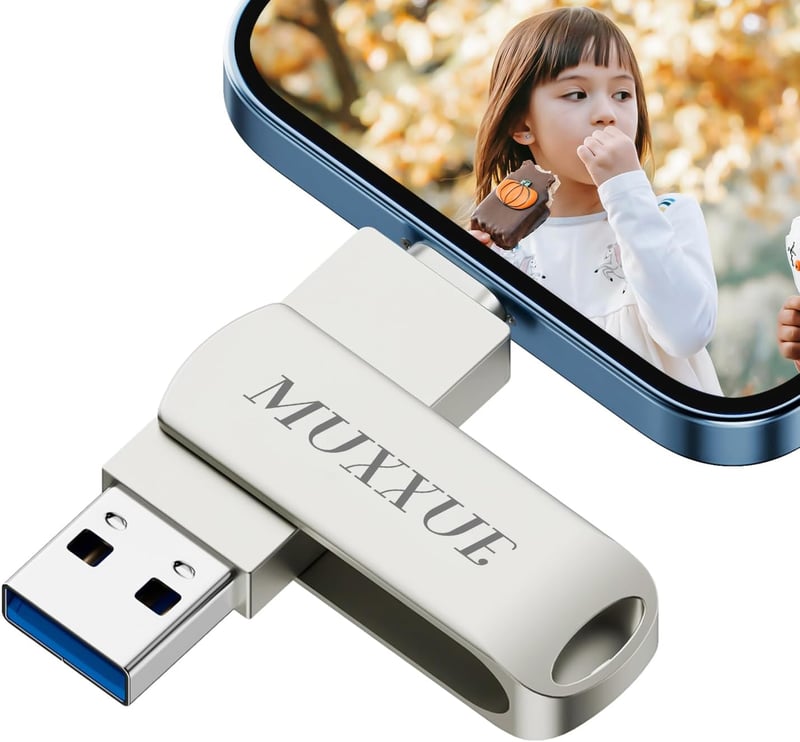 iPhone USB pendrive 64GB, 3 az 1-ben, iOS/Android/PC kompatibilis