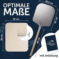 Blumtal 900°C-ig hőálló cordierit pizzakő sütőhöz és grillhez 3