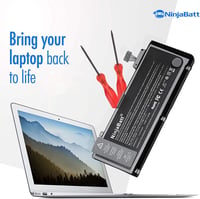 MacBook Pro 13" A1322 akkumulátor - NinjaBatt nagy kapacitású csereakku 2009-2012 modellekhez 5