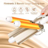 Flintronic 3 csöves hajgöndörítő, 25mm, állítható hőmérséklet, gyors hullámosítás 2