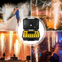 GdjRttk 36 Csatornás Vezeték Nélküli Színpadi Effekt Rendszer - Távirányítású Tűzijáték Indító Szikra Szökőkúthoz, Esküvői Rendezvényekhez 7
