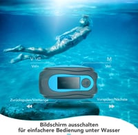 AGPTEK Bluetooth Mini Clip MP3 Lejátszó - Hordozható Zenelejátszó FM Rádióval, 64GB Micro SD Kártyával, Sportoláshoz Ideális - black 4