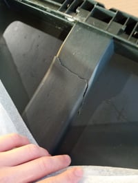 Brabantia Bo Touch Bin Hi biely dvojitý pedálový odpadkový kôš 2x30 — bez pokrčenia na spodku, bez prasklín na vrchu (stav: pozri 2. obrázok) 4
