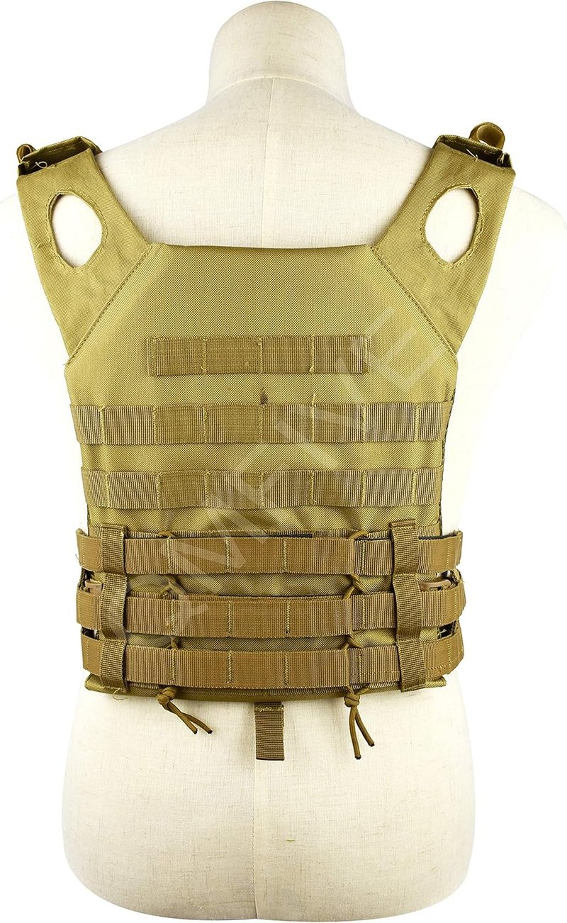 QMFIVE Taktikai Airsoft Mellény - Sivatagi MOLLE Rendszerű JPC Harcászati Felszerelés