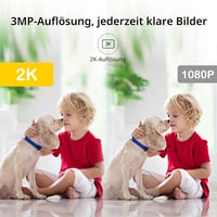 BoyKeep K10 Beltéri WiFi Kamera 2K Felbontással - 5G/2.4GHz Bébiőr Éjjellátóval, Mozgás/Hang Érzékelővel és Kétirányú Hanggal, SD és Felhő T 3