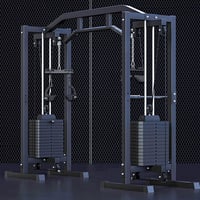 SevnElk Evezős Fogantyú LAT Pull-Down Kábel Húzó Fitness Torony Tricepsz Hátizom Edzés - H1, length: 15 cm 2