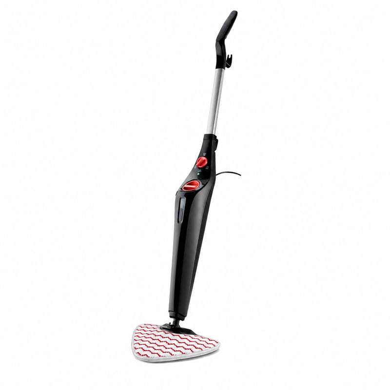 Aparat de curățat cu abur Vileda Steam Plus cu PowerPad și 2 lavete de rezervă din microfibră | 15 sec — lipsesc 2 lavete din microfibră (stare: vezi a 2-a imagine)