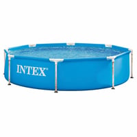 Intex Metal Frame 28205NP okrugli bazen s metalnom konstrukcijom 244x51 cm, plavi, 1828 litara - korišteno, zahrđala metalna šipka (stanje: vidi 2. sliku) 1