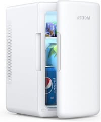 AstroAI 6 literes mini hűtő-fűtő kombó, autóba és irodába, fehér 1