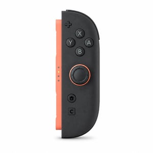Nintendo Joy-Con 2 desni kontroler za Nintendo Switch 2, crno-narančasti, bežični Bluetooth upravljač