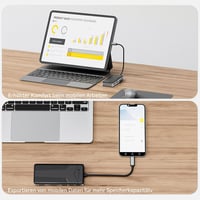 Yottamaster 8-in-1 USB-C Dokkoló M.2 NVMe SSD Házzal, 10Gbps Adatátvitel, 4K@60Hz HDMI, 100W PD Töltés, Kártyaolvasó, Windows/Mac 7