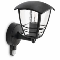 Vonkajšie nástenné svietidlo Philips Creek so snímačom pohybu, E27, 60 W — nefunkčné, na náhradné diely: chybný snímač pohybu (stav: pozri 2. obrázok) 1
