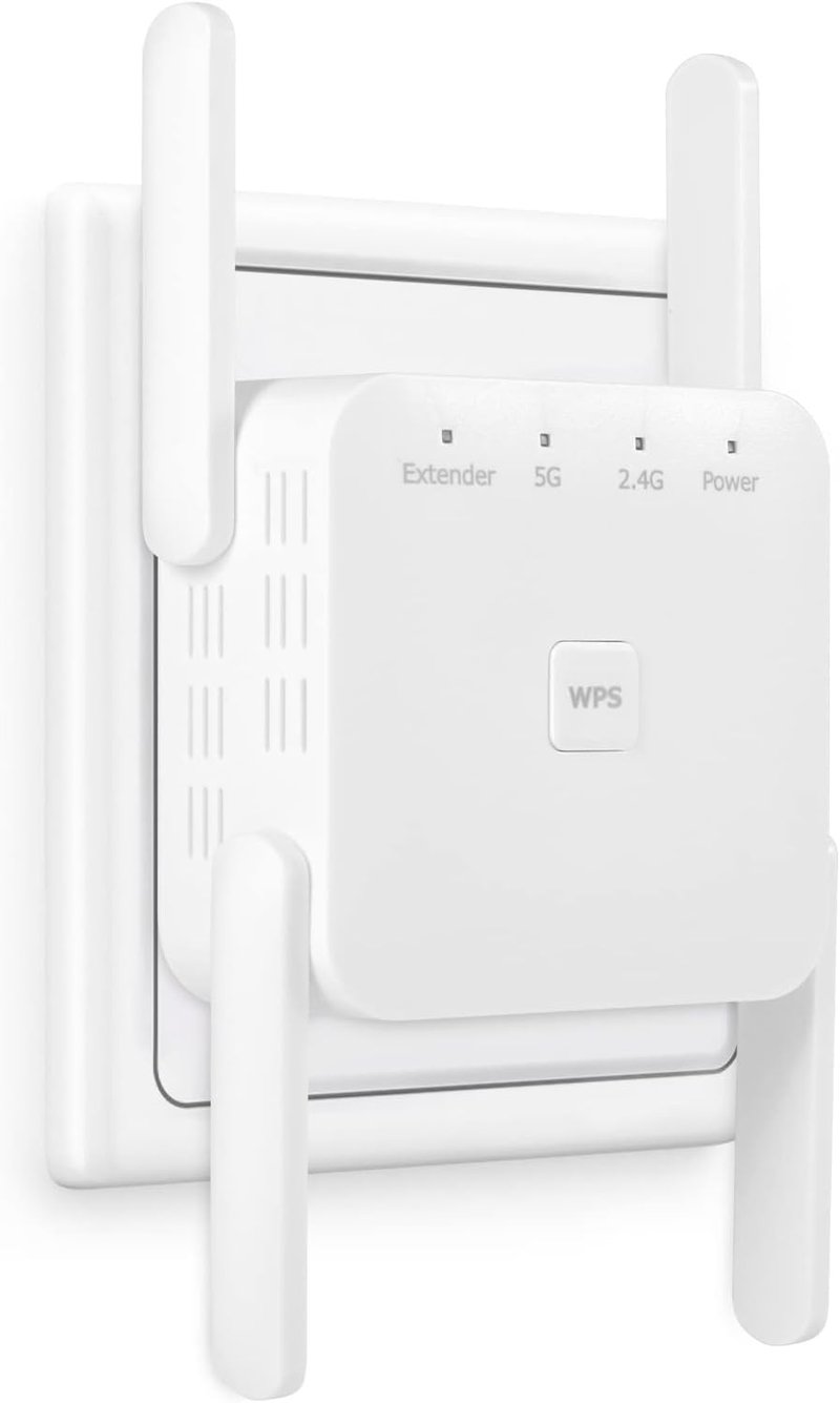 TP-Link AC1200 Dual Band WiFi Jelerősítő 4 Antennával, LAN Porttal
