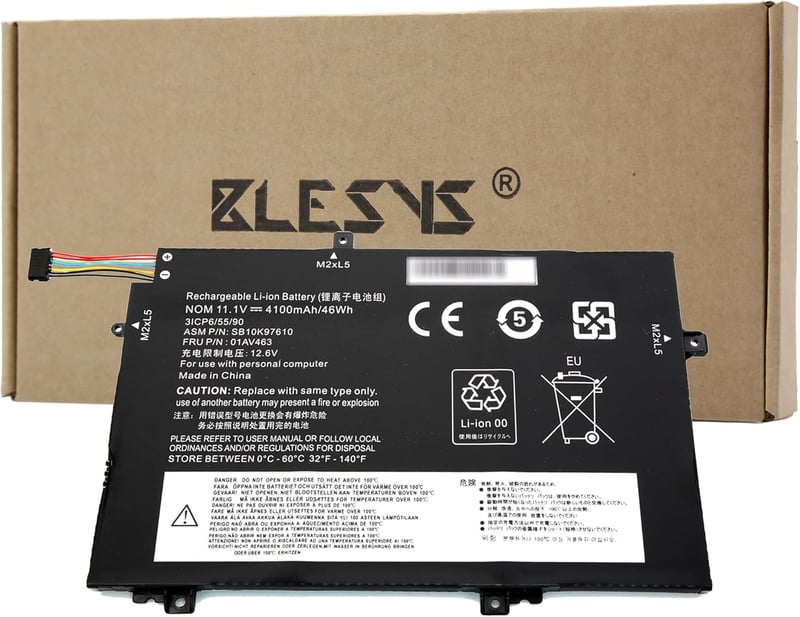 Lenovo ThinkPad L-sorozat akkumulátor - BLESYS 01AV463 kompatibilis L480/L580/L490/L590/L14/L15