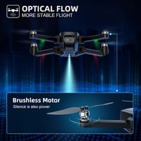 TEEROK T18 Összecsukható Drón 2K HD Kamerával, 5G WiFi FPV, Kefementes Motorral, 100m Hatótáv, Optikai Pozicionálás, Kezdőknek és Gyerekekne 5