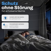 ALPENLUFT Vezeték Nélküli Füstérzékelő Készlet 5db - Hőérzékelővel, 10 Éves élettartammal, Hálózatba Köthető, Lapos Dizájn, LED Villogás Nélkül 6