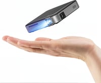 YOTON Y200 Hordozható DLP Mini Projektor Beépített Akkumulátorral, 1080P Full HD Támogatás, Porálló Vetítő Kültéri/Otthoni Mozihoz, Laptop é 1