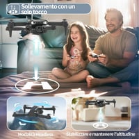 TTROARDS 12 Összecsukható Drón 1080P Kamerával, WiFi FPV Élőkép, 360° Flip Funkció, 20 Perc Repülési Idő, Kezdőknek és Gyerekeknek, Távirány 5