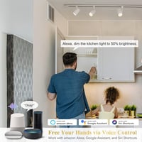 DiCUNO GU10 Okos LED Izzó 5W - WiFi Spotlámpa Alexa és Google Home Kompatibilis, 320LM, Fényerőszabályozható, 16 Millió Szín, Meleg/Hideg Fe 7