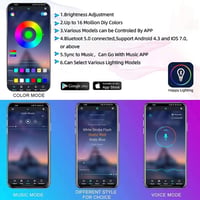 Kairiyard 64 LED-es RGB rock fény szett - Vízálló, app-vezérelt, terepjárókhoz 6