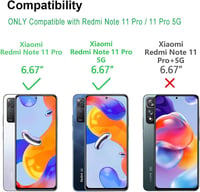 Xiaomi Redmi Note 11 Pro kameravédős tok, 360°-os gyűrűvel, mágnessel - Fekete 2