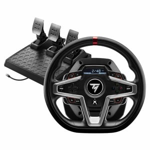 Thrustmaster T248 Force Feedback — neispravan, djelomično radi: kabel pedala se ne spaja na volan (stanje: vidi 2. sliku)