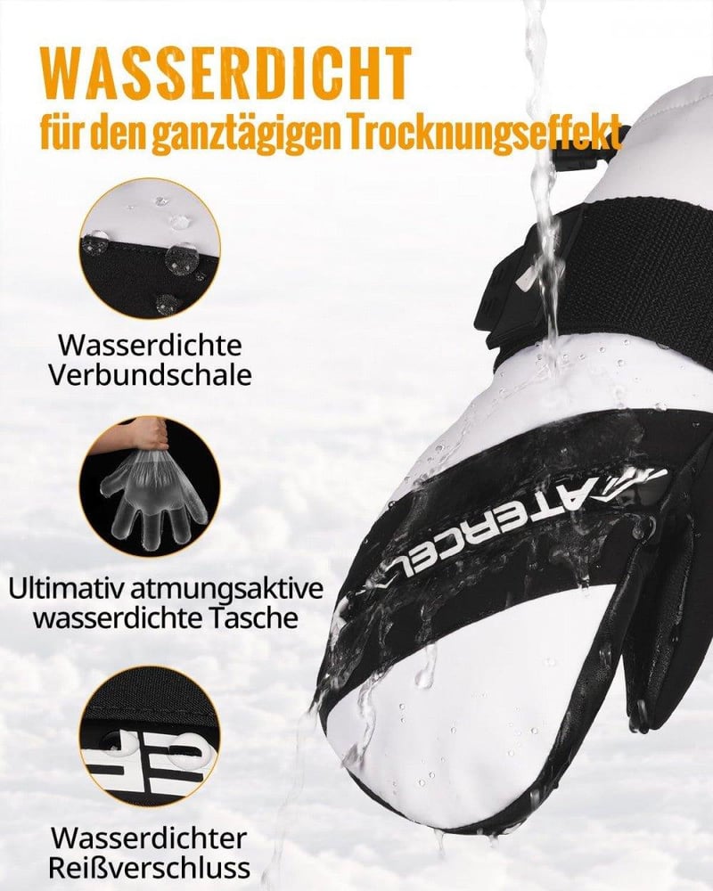 3M Vízálló Unisex Síkesztyű Téli Sportokhoz, S-es