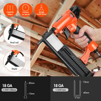 ValueMax 2 az 1-ben profi pneumatikus szögező és tűzőgép, 400 db szeggel és kapoccsal, 8,3 bar 4