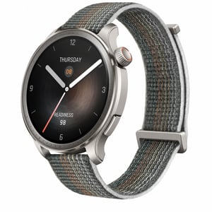 Inteligentné hodinky Amazfit Balance 46 mm, sivé, GPS, NFC, 14-dňová výdrž batérie, Bluetooth hovory, 150 športových režimov – bez nabíjacieho kábla (stav: pozri 2. obrázok)