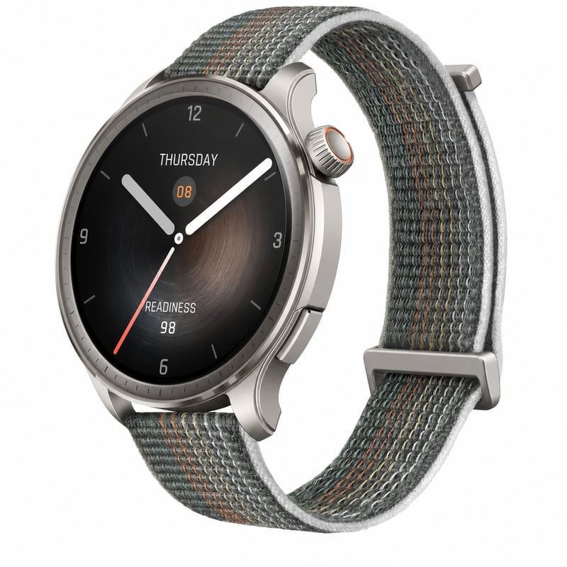 Ceas inteligent Amazfit Balance 46 mm, gri, GPS, NFC, baterie 14 zile, apelare Bluetooth, 150 — fără cablu de încărcare (stare: vezi a 2-a imagine)