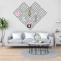 Fekete fotórács fali dekoráció 20x20 cm - Stílusos fotófal 5