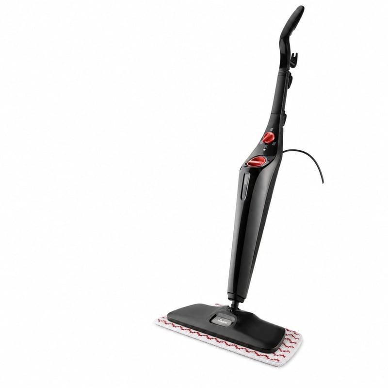 Parný čistič Vileda Steam Plus XXL s PowerPad-om, 40 cm čistiacou plochou, 0,4 l nádržkou — 1 kus bez čistiacej hlavice (stav: pozri 2. obrázok)