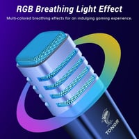 TONOR RGB USB Gamer Mikrofon Állvánnyal - Streaming, Podcast, PS4/PS5 Kompatibilis 3