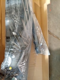 VOUNOT Oldalra Nyíló Kerti Napernyő 300 cm, Hatszögletű, Kurblis Mechanizmussal, UV — vízcseppfoltos felület (állapot: lásd a 2. képet) 4