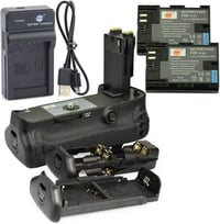 DSTE BG-E11 Akkumulátor Markolat + 2db LP-E6 Akkumulátor + USB Töltő Canon EOS 5D Mark III 5D3 Fényképezőgéphez - 7.4V/2600mAh

AI: I've cre 1