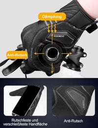 INBIKE XL-es Motoros Kesztyű Habvédelemmel 3