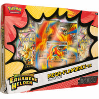 Pokémon Trading Card Game Mega Evolution Erhabene Helden Mega-Emboar-ex Kolekcija 1 promo karta 1 jumbo karta 4 booster pakiranja oštećena kutija 1