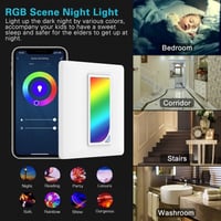 MoKo WiFi RGB Dimmer Okoskapcsoló 3db, Alexa/Google/Siri Kompatibilis 3
