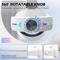 Quest 3 Fejpánt 8000mAh Akkuval, RGB Fényekkel - Gyorstöltés, Kényelmes VR Kiegészítő 4