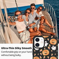 iPhone 12/12 Pro Halloween Védőtok - Tökfejes Mintával 6