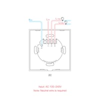 SONOFF T0EU2C 2-csatornás WiFi-s okos fali villanykapcsoló, Alexa és Google Home kompatibilis 7