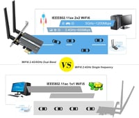 XINGYE WiFi 6 PCIe Adapter 1800Mbps Bluetooth 5.2 - Windows 10/11 kompatibilis 3