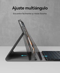 Earto iPad billentyűzet érintőpaddal, 7 színű háttérvilágítás, 11" Air/Pro modellekhez 6