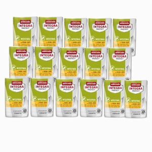 Animonda Integra Protect Intestinal nedves macskaeledel csirkével és rizzsel, diétás táp felnőtt macskáknak, 23 x 85 g (hiányos csomag: — 23 db-os szett