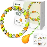 Bubbacare Smart Hoop Állítható Fitness Karika 27 Levehető Elemmel - Otthoni Edzés, Zsírégetés, Masszázs Funkcióval, 130 cm-ig 7