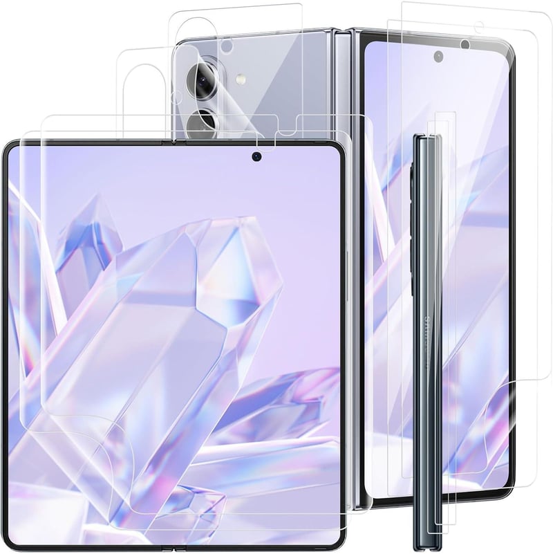 Samsung Galaxy Z Fold 5 Prémium Képernyővédő Szett - 2db TPU Fólia és HD Üveg