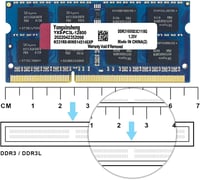 Yongxinsheng DDR3 16GB (2x8GB) Laptop RAM 1600MHz SODIMM Memória Kék 5