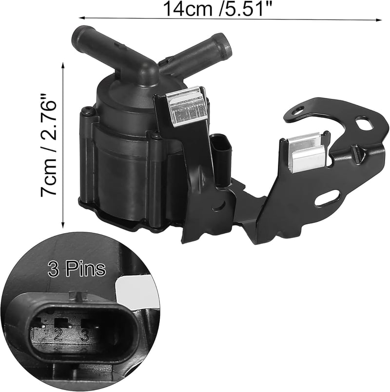X AUTOHAUX Kiegészítő Vízszivattyú BMW Mini Cooper 2007-2012 és Countryman 2011-2012 Modellekhez - Rozsdamentes Acél Motor Hűtővíz Pumpa 115