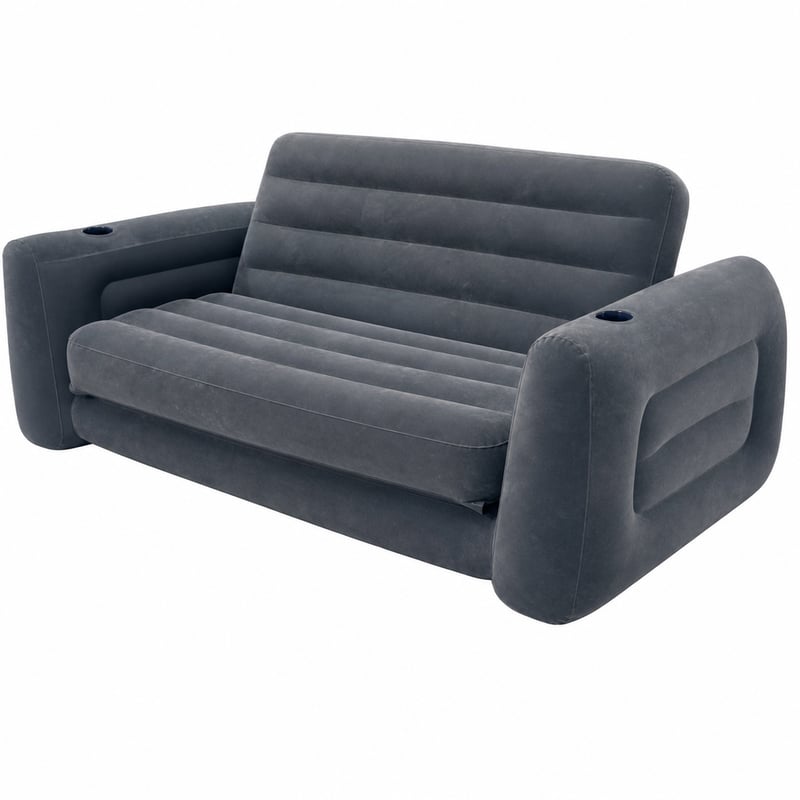 Nafukovacia pohovka Intex 66552NP pre 2 osoby, 231x203x66 cm — Výrobok nesie jemné známky používania (stav: viď 2. obrázok)